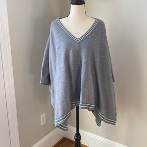 House of Harlow 1960 sweater poncho vest collegiate varsity sweatshirt sweater